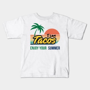 Team Taco: Where Taco Lovers Unite for Gifts!- summer Taco Kids T-Shirt